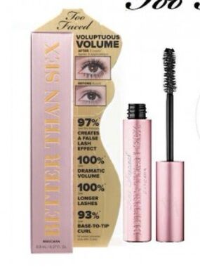 BRAND NEW TOO FACED Better Than Sex Volumizing & Lengthening Mascara 8.0 mL